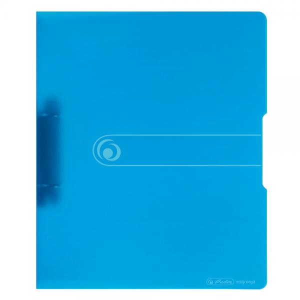 Herlitz Ringbuch / DIN A4 / 16mm Füllhöhe / aus PP / Farbe: transluzent blau