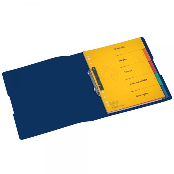 Herlitz Ringbuch / DIN A4 / 25mm Füllhöhe / aus PP / Farbe: dunkelblau