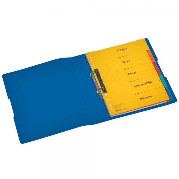 Herlitz Ringbuch / DIN A4 / 25mm Füllhöhe / aus PP / Farbe: opak blau