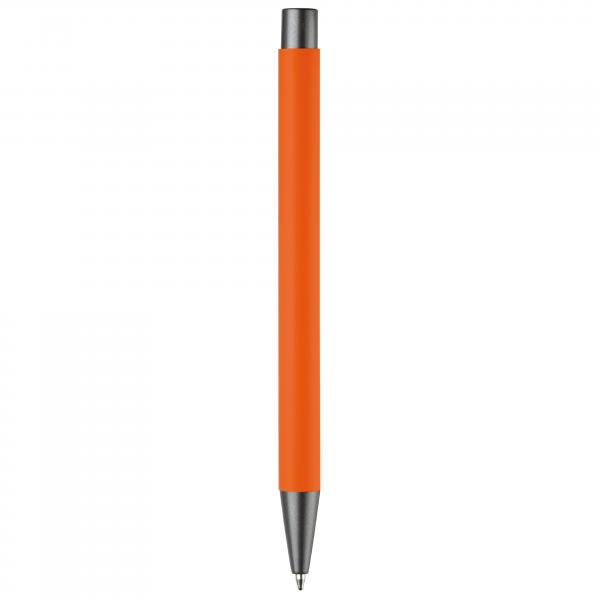 Kugelschreiber / aus Metall / mit Soft-Touch / Farbe: orange