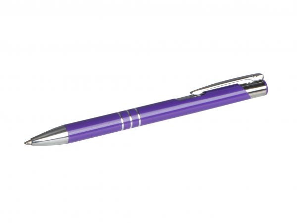 Metall Schreibset / Touchpen Kugelschreiber + Kugelschreiber / Farbe: violett