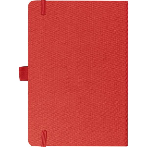 Notizbuch / Cover aus Bambus / DIN A5 / 192 Seiten / Farbe: rot