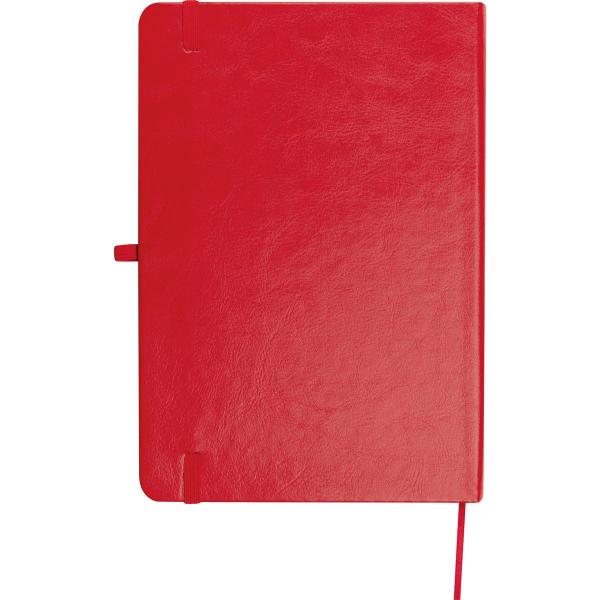 Notizbuch / Cover aus recyceltem PU / DIN A5 / 192 Seiten / Farbe: rot