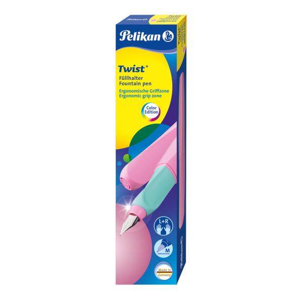 Pelikan Füllhalter / Füller / "Twist P457 M-Feder lila"