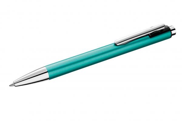 Pelikan Kugelschreiber Snap Metallic mit Gravur / Farbe: türkis