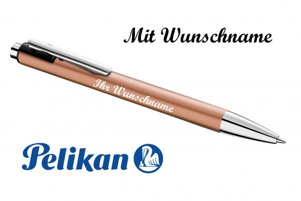 Pelikan Kugelschreiber Snap Metallic mit Namensgravur - Farbe: kupfer