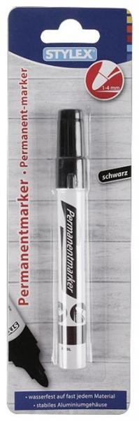 Permanentmarker / 1-4 mm / schwarzschreibend