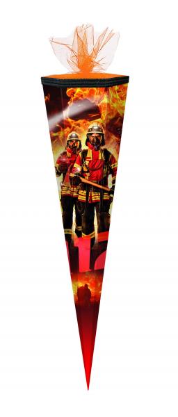 Schultüte / Zuckertüte / 85cm / eckig / "Feuerwehr - Firefighter"