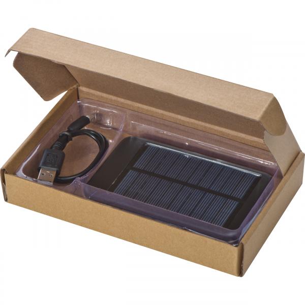 Solar Powerbank mit Namensgravur - mit 4.000 mAh Leistung