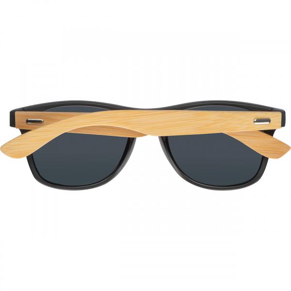 UV Schutz 400 Sonnenbrille Bambusbügeln und mit Gravur mit - livepac-office