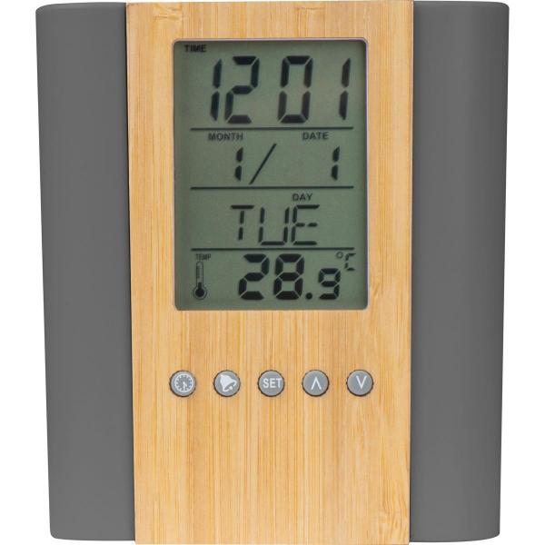 Stifteköcher mit Uhr, Thermometer, Kalender, Wecker, Timer