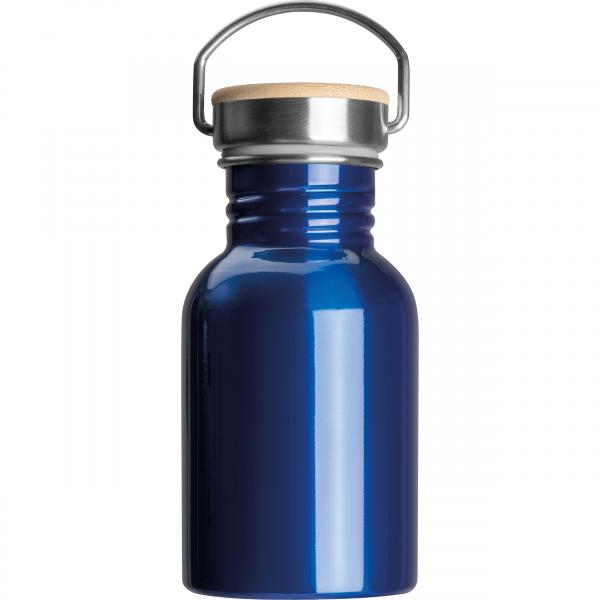 Trinkflasche aus Edelstahl mit Namensgravur - 300ml - Farbe: blau