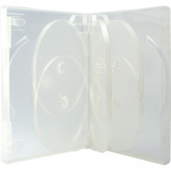 XLayer 8fach 8er DVD CD Box Hülle transparent