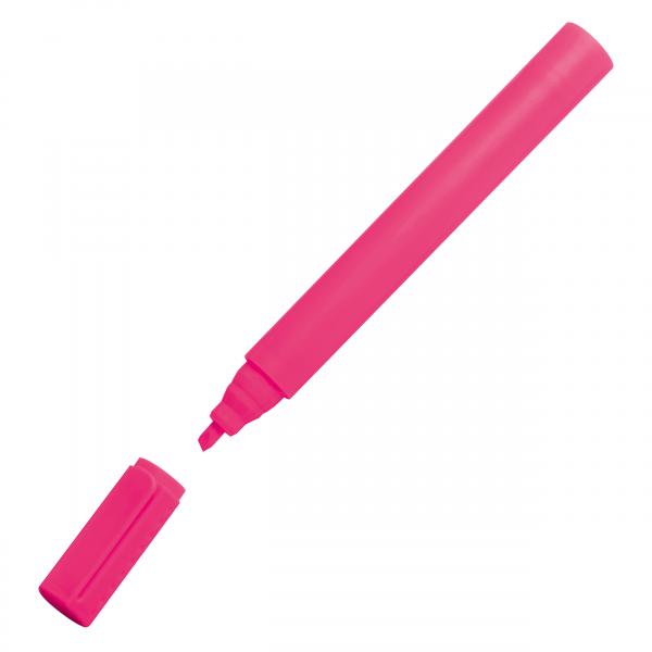 XXL Textmarker / Größe: ø 2,2 x 22,6 cm / Farbe: pink