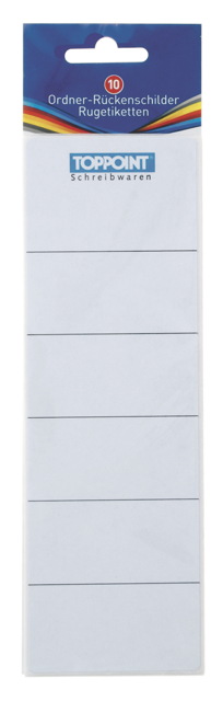 10 Ordner Etiketten Rückenschilder Ordneretiketten