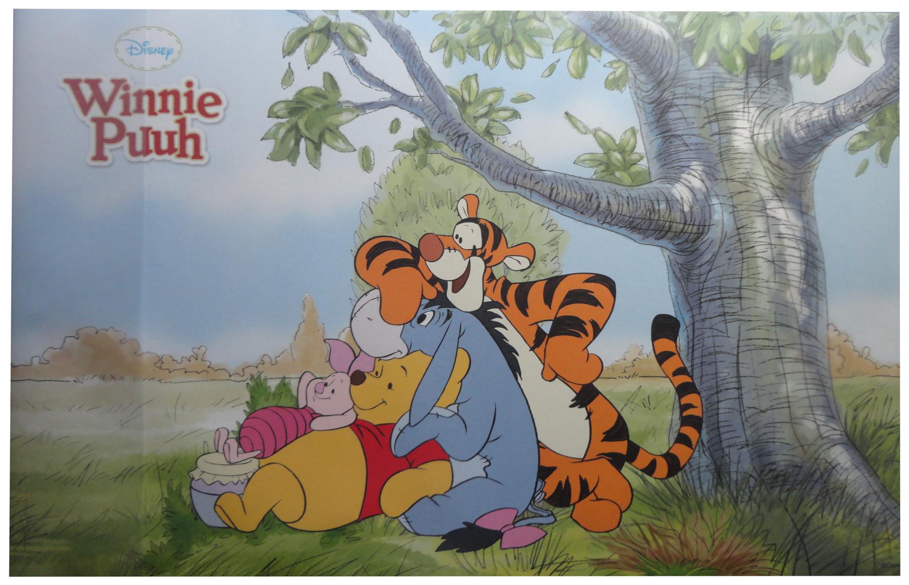 10 Schreibtischunterlagen 68x44cm / "Winni the Pooh"