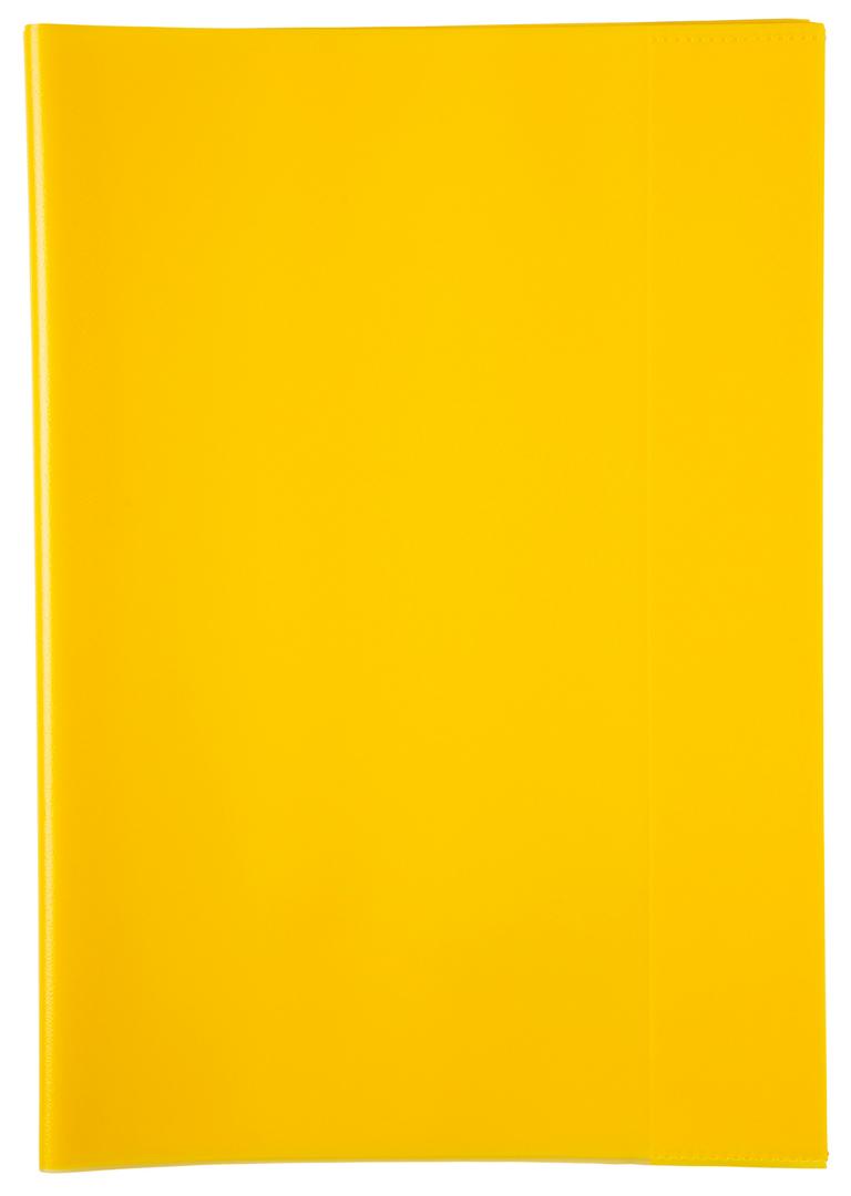 10 Heftumschläge / Hefthüllen DIN A4 / Farbe: transparent gelb