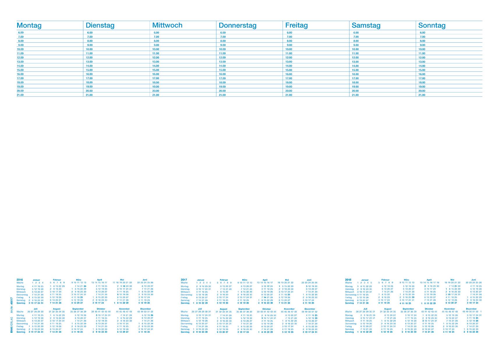 3x Papier Notiz-Schreibtischunterlage / Größe: 60x42cm / 30 Blatt
