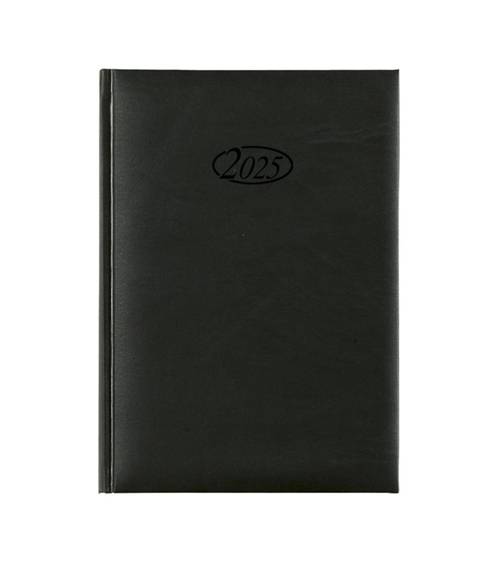 Buchkalender 2025 / Chefkalender / Farbe: schwarz