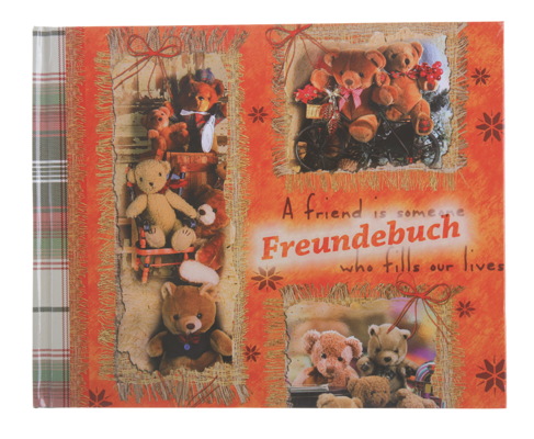 Freundebuch ca. 20,5 x 16,5 cm 68 Seiten