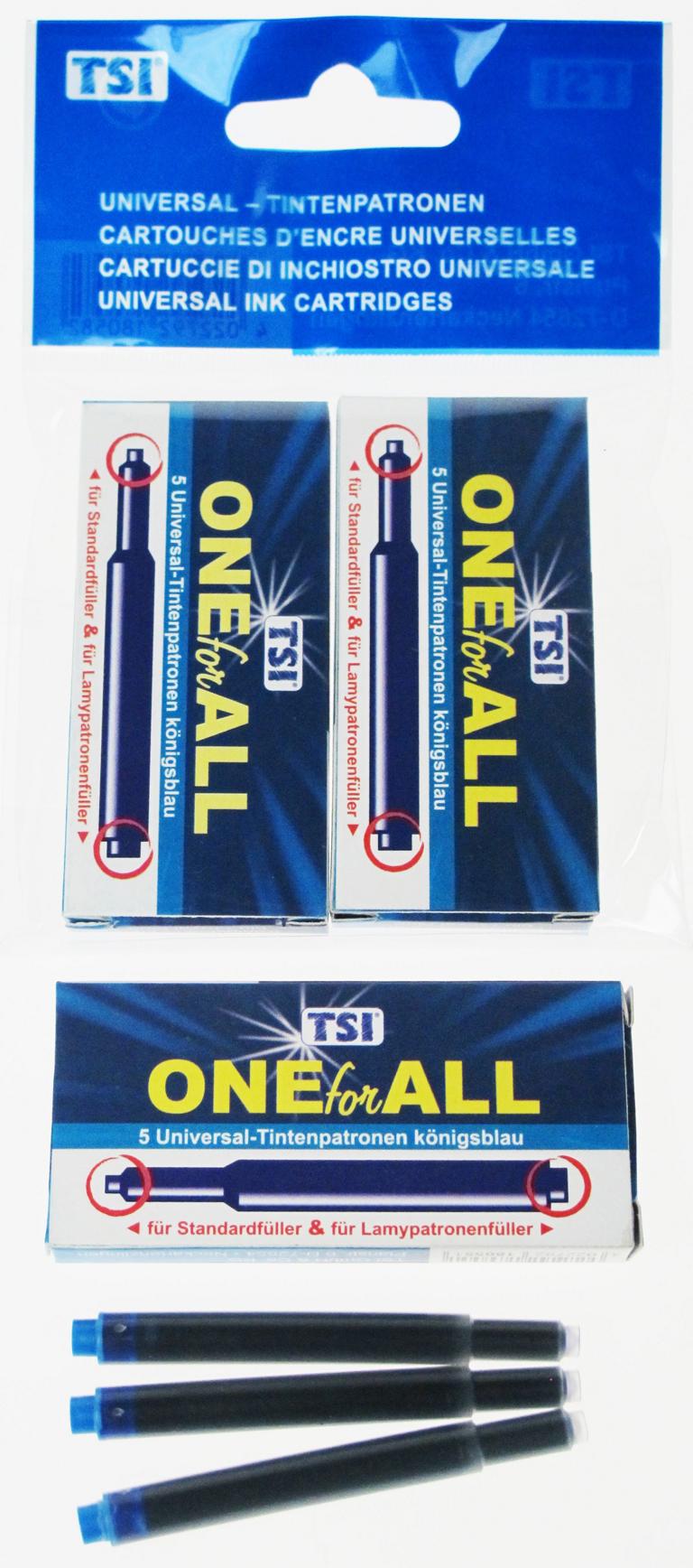 10 Universal Tintenpatronen / Füllerpatronen