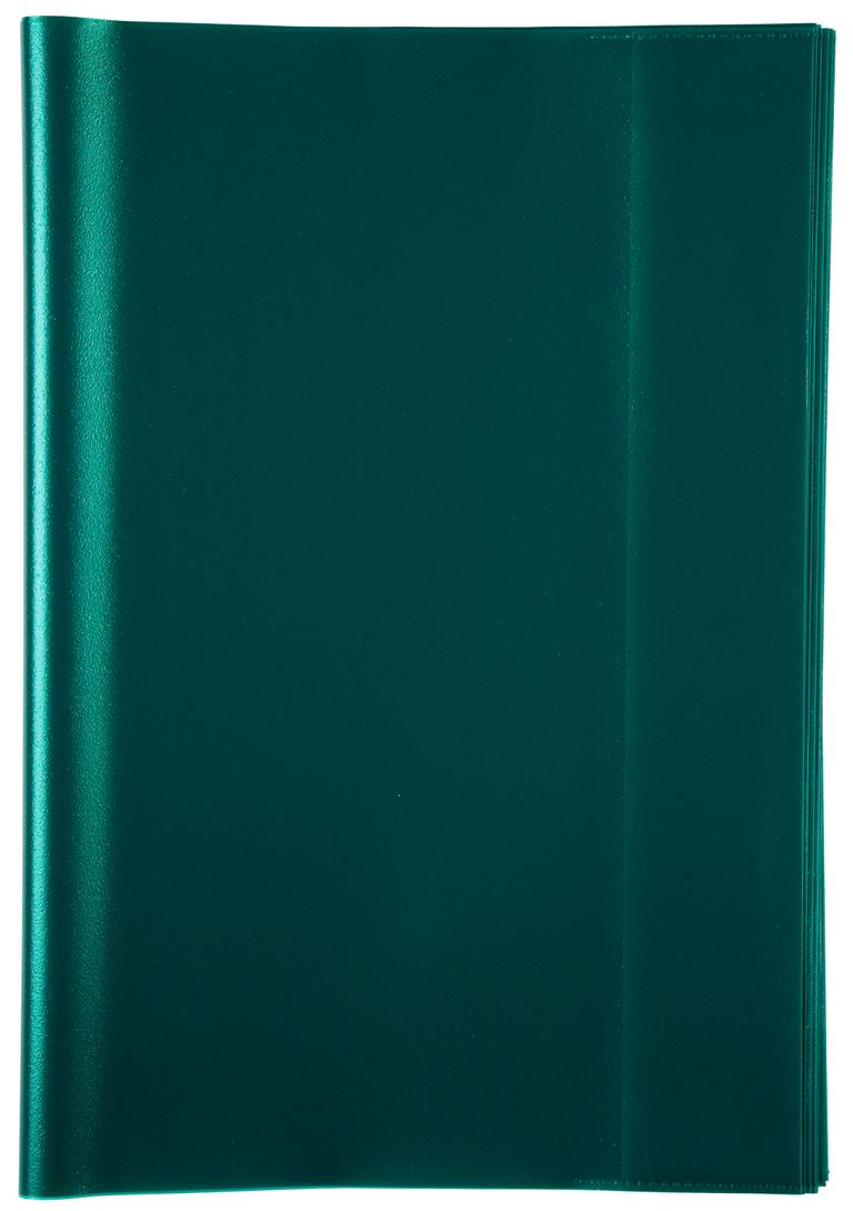 10 Heftumschläge / Hefthüllen DIN A4 / Farbe: transparent grün