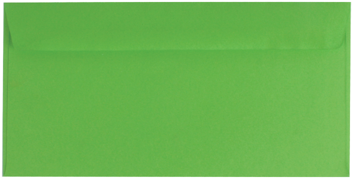 500 farbige Briefumschläge / Din lang / Farbe: grün