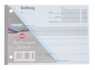 10x Stylex Quittungsblock Quittungen 50 Blatt DIN A6