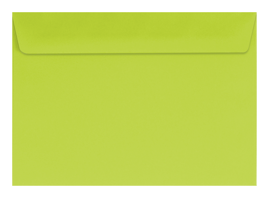 1000 farbige Briefumschläge / Din C6 / Farbe: hellgrün