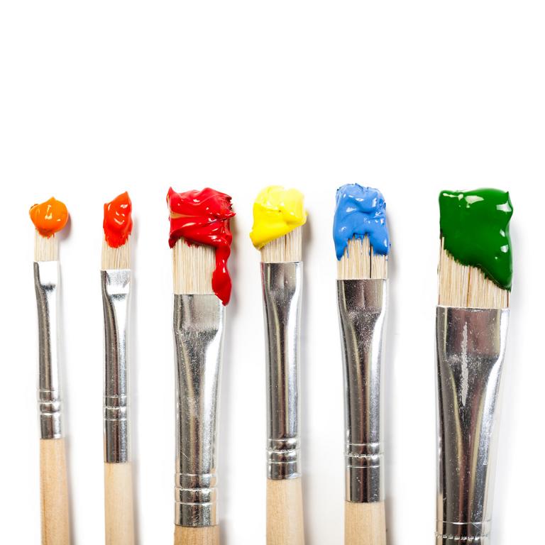 12 Borstenpinsel / Größe: 16