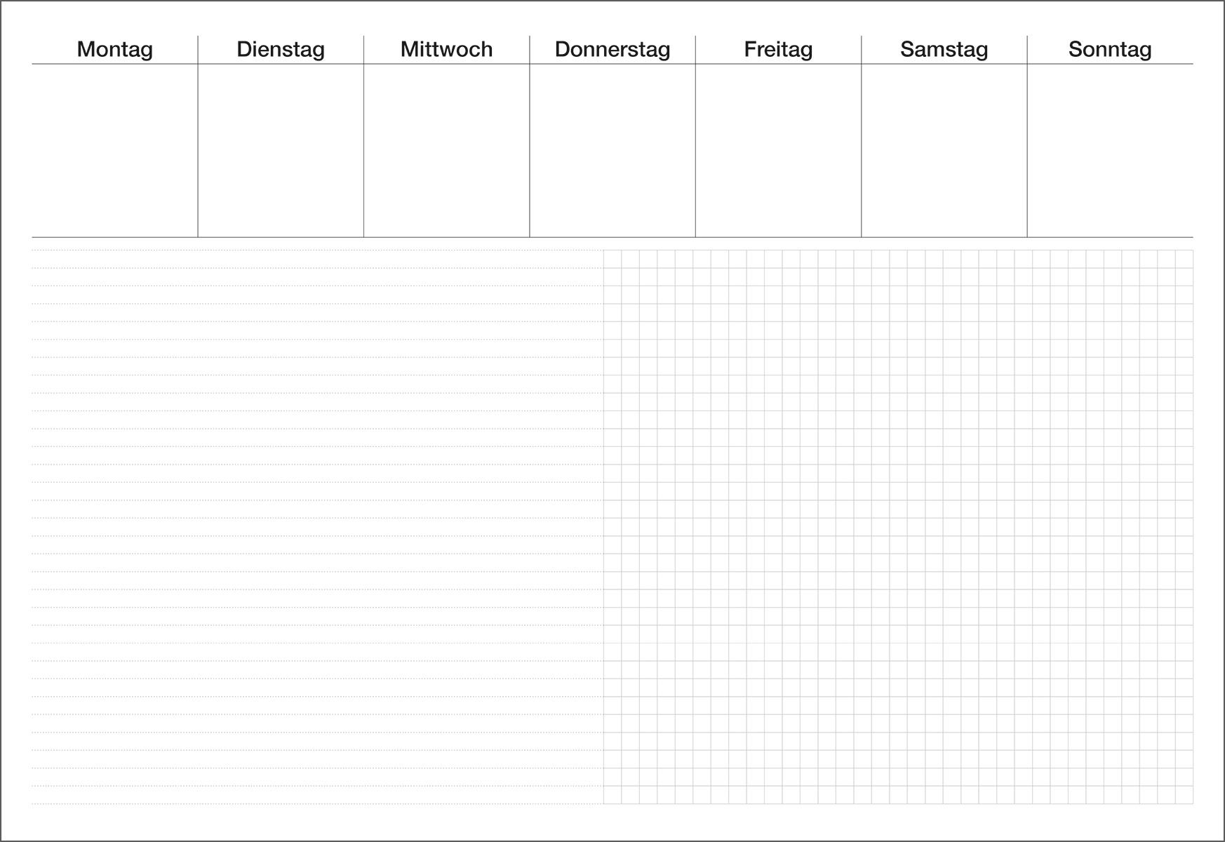 3x Papier Notiz-Schreibtischunterlage / Größe: 60x42cm / 30 Blatt