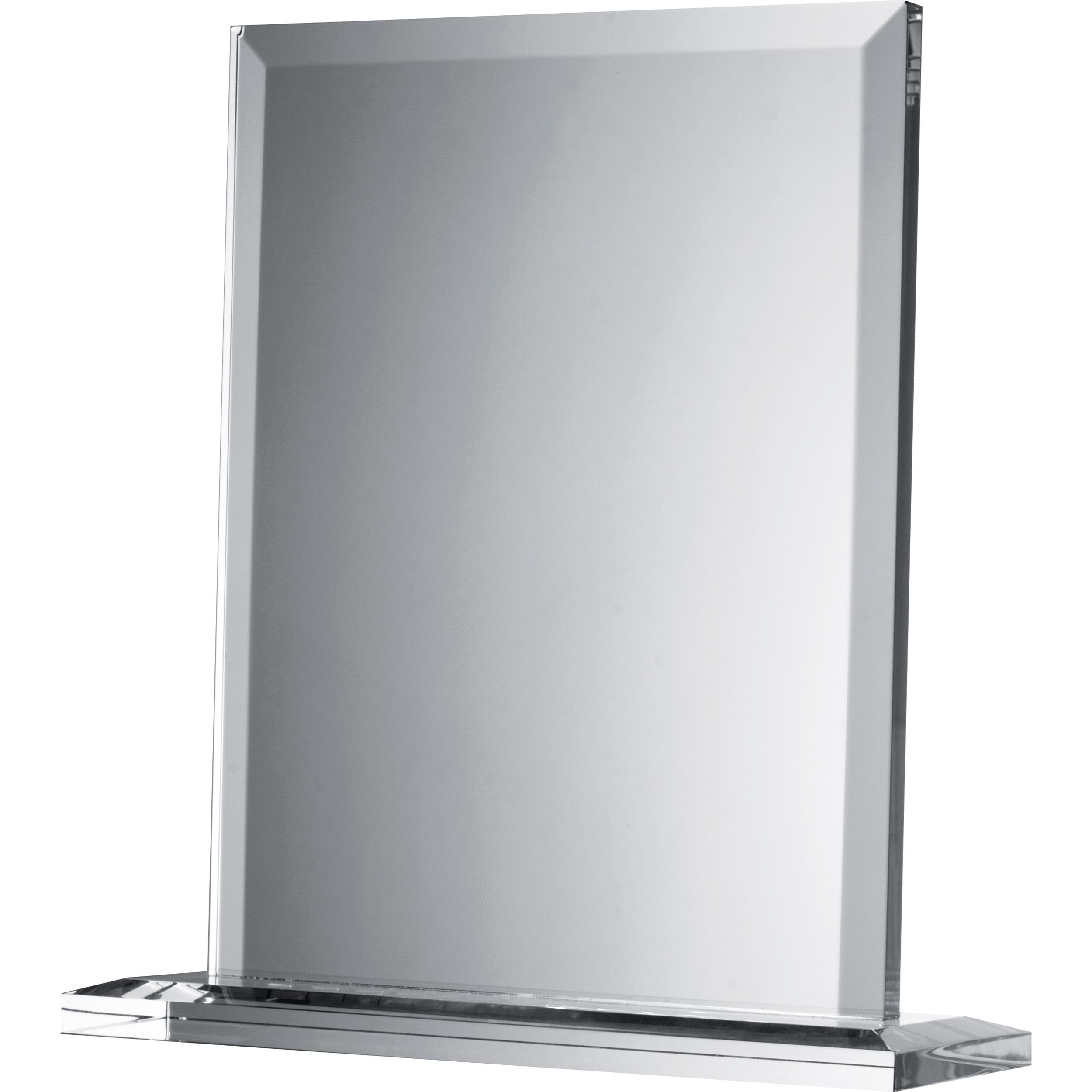 Glastrophäe / Pokal / mit standfestem Sockel